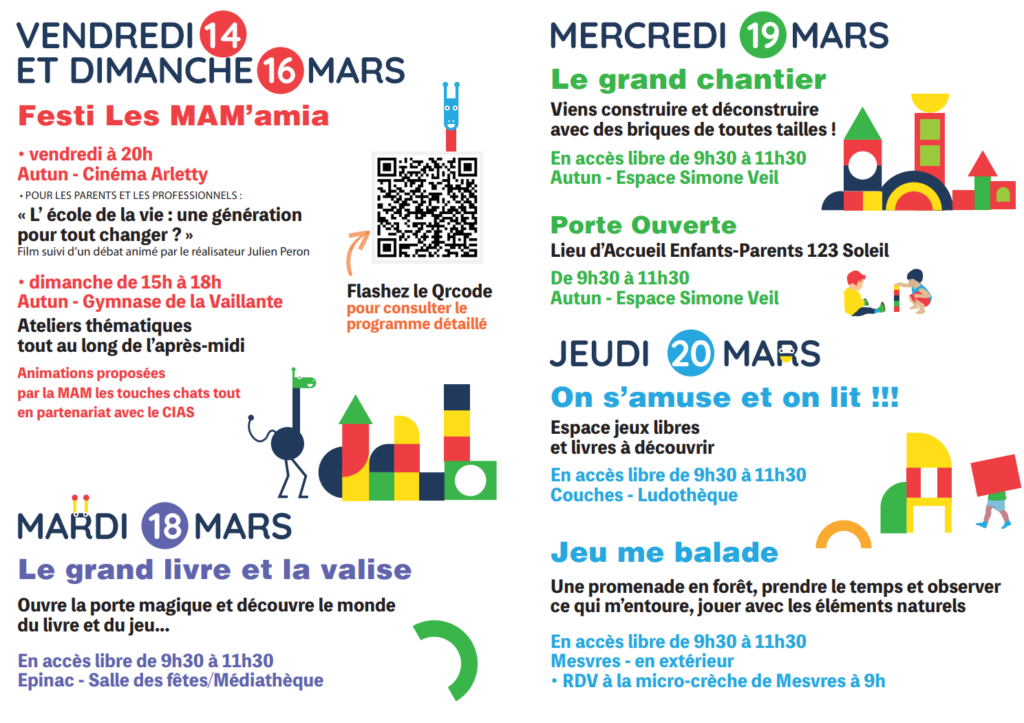 La Semaine de la Petite Enfance, du 14 au 21 mars à Autun