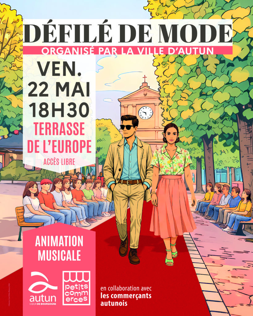 Défilé de mode, vendredi 22 mai, 18h30 à Autun