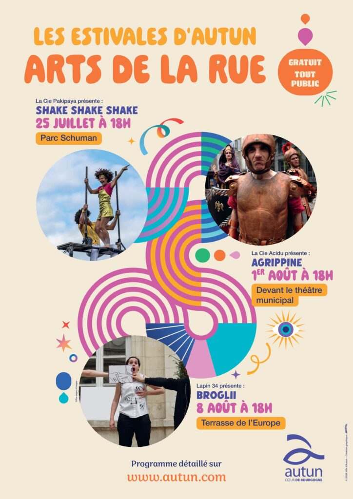 Les Estivales d'Autun, Arts de la rue, gratuit tout public