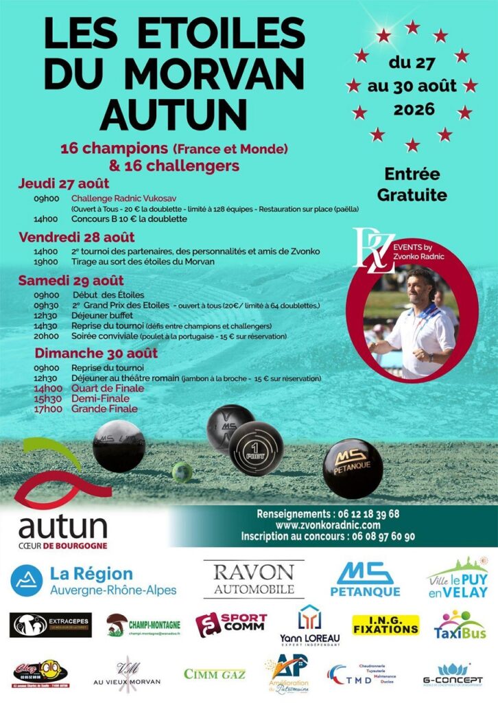 Les Étoiles du Morvan, du 27 au 30 août 2026