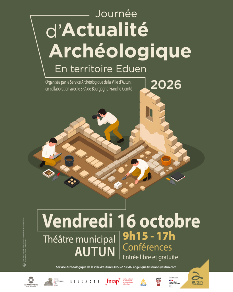 Journée d’Actualité Archéologique 2026, le 16 octobre à Autun