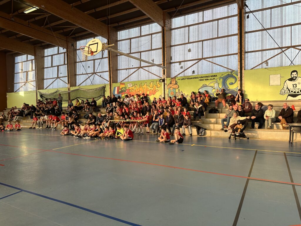 Nikola Karabatic en visite à l'Olympic Club Autunois