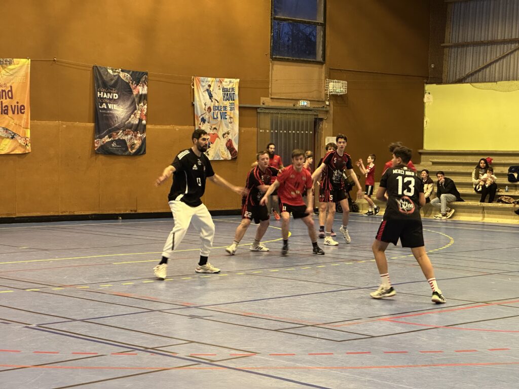 Nikola Karabatic en visite à l'Olympic Club Autunois