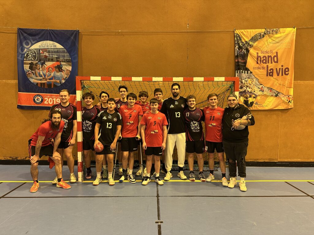 Nikola Karabatic en visite à l'Olympic Club Autunois