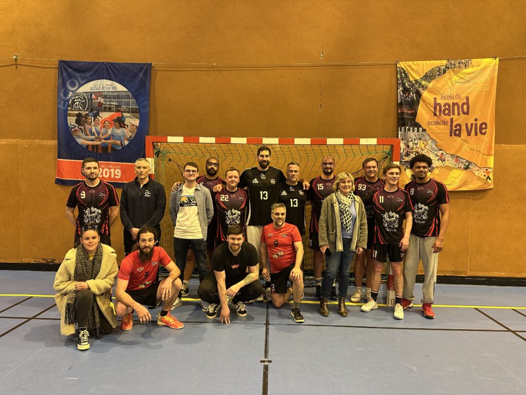 Nikola Karabatic en visite à l'Olympic Club Autunois