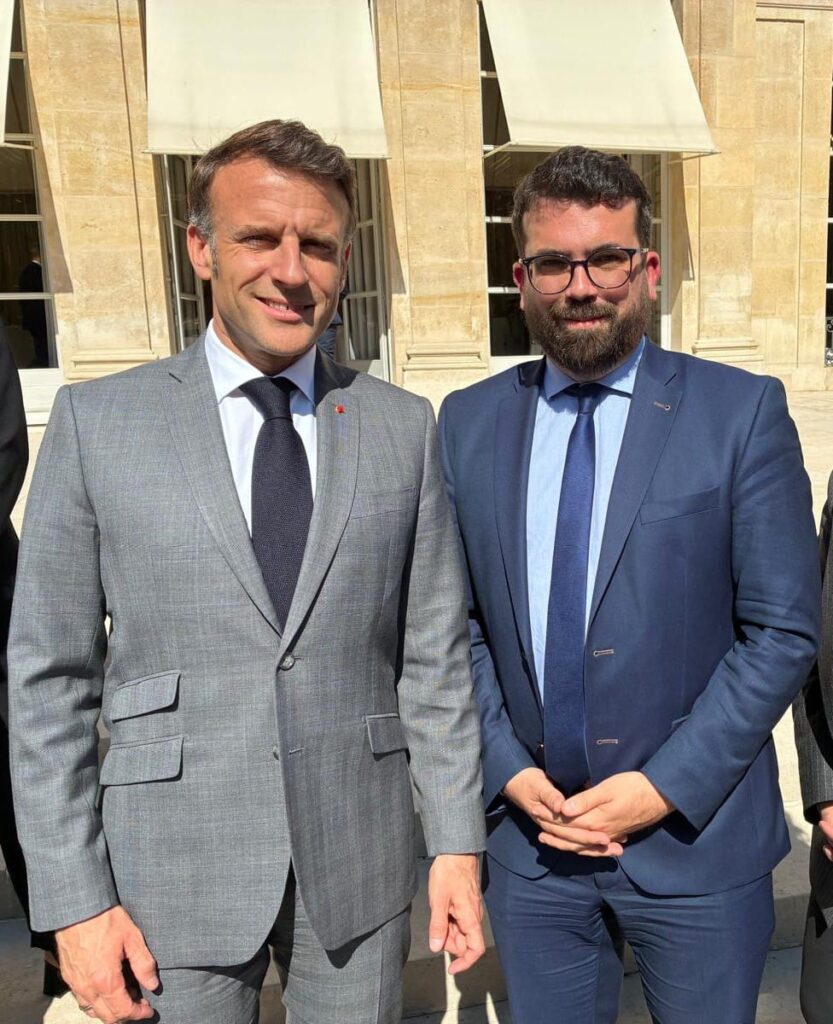 Monsieur le Maire d’Autun reçu à l’Élysée par Monsieur le Président de la République