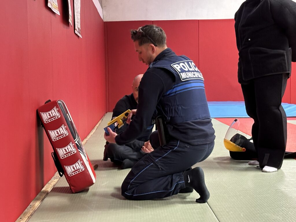 Formation taser pour les policiers municipaux d’Autun