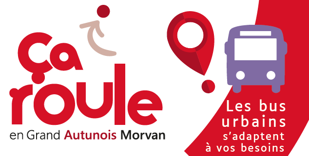Ça Roule en Grand Autunois Morvan, les bus urbains s'adaptent à vos besoins.