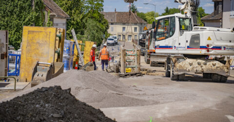 Reprise des travaux rue du Faubourg d’Arroux le 8 septembre