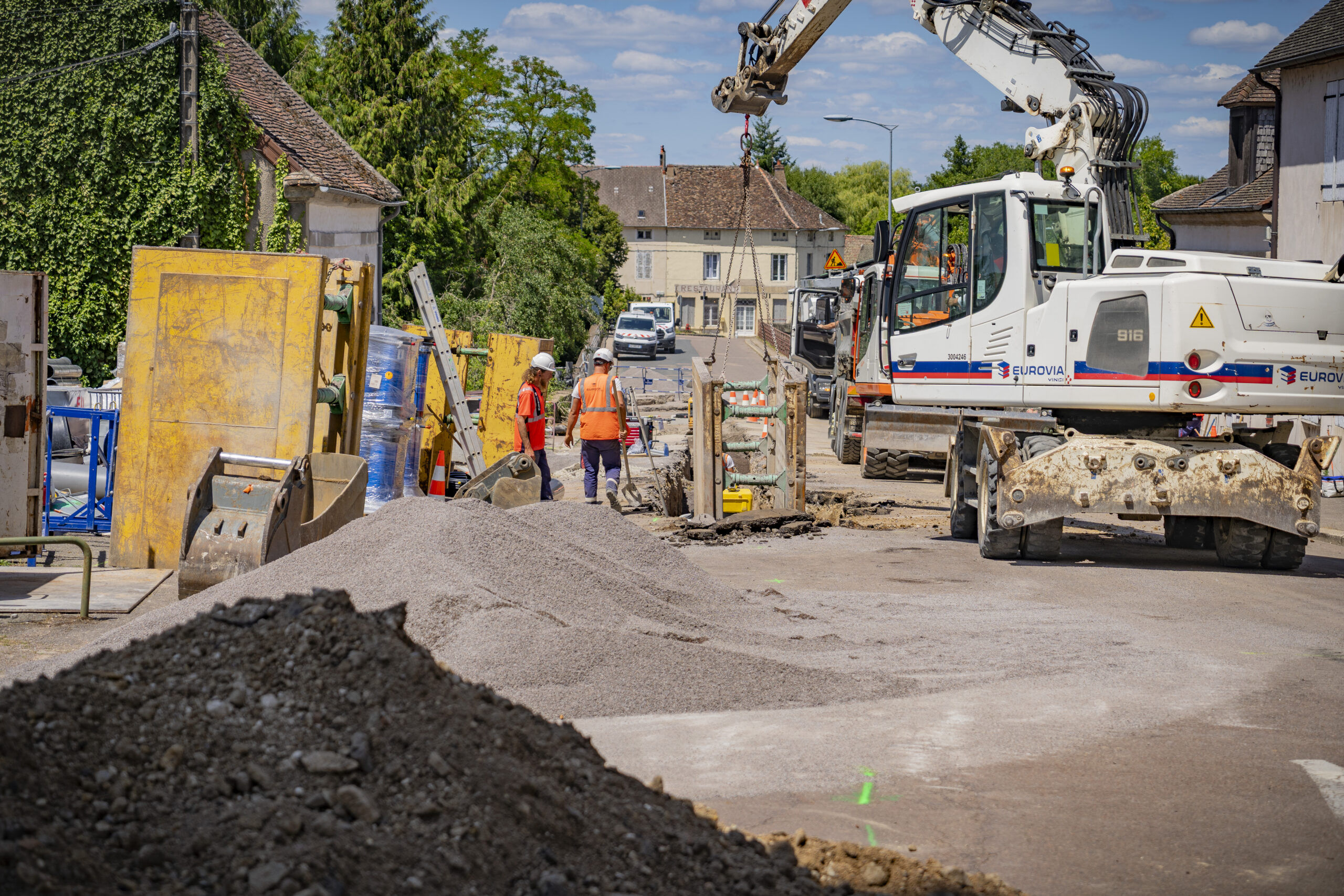 Reprise des travaux rue du Faubourg d’Arroux le 8 septembre