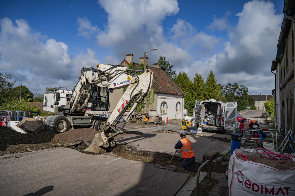 Travaux à Autun : les aménagements urbains en cours