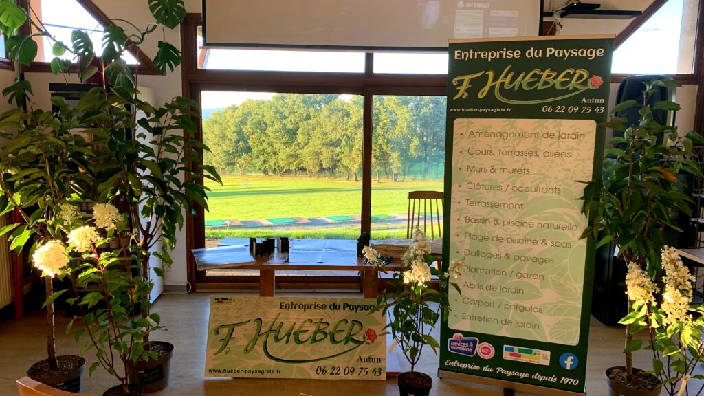 Hueber paysagiste nouveau partenaire du golf d'Autun 
