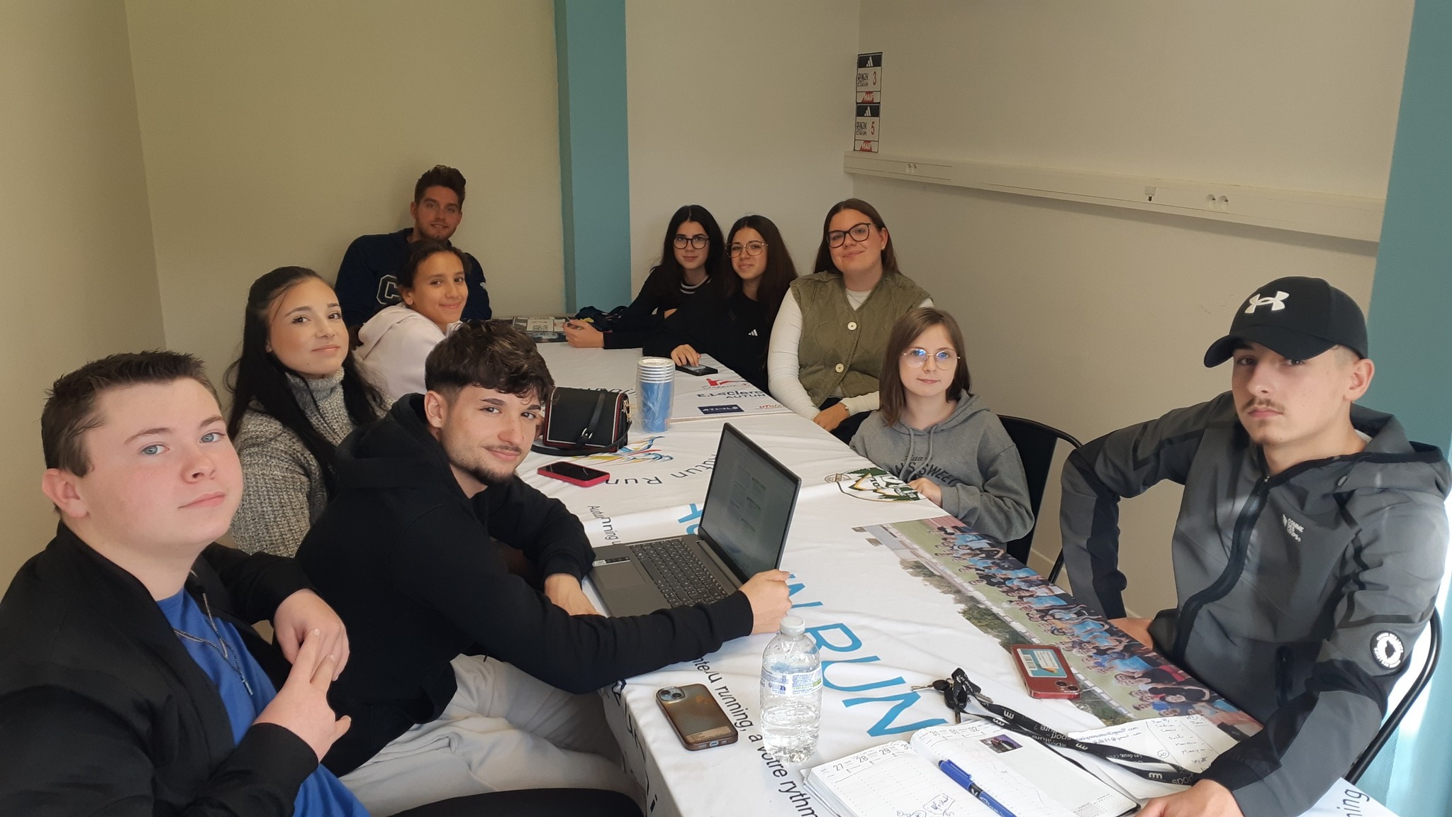 La jeunesse d'Autun Running participe à la vie associative du club
