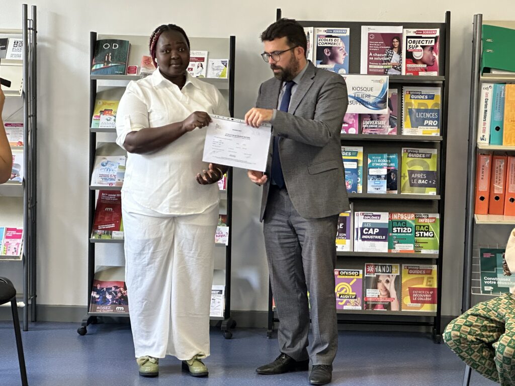Des diplômes pour les nouveaux arrivants du Cilef