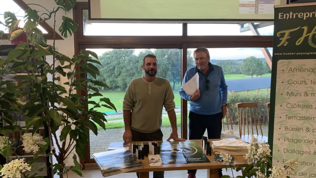Hueber paysagiste nouveau partenaire du golf d'Autun 