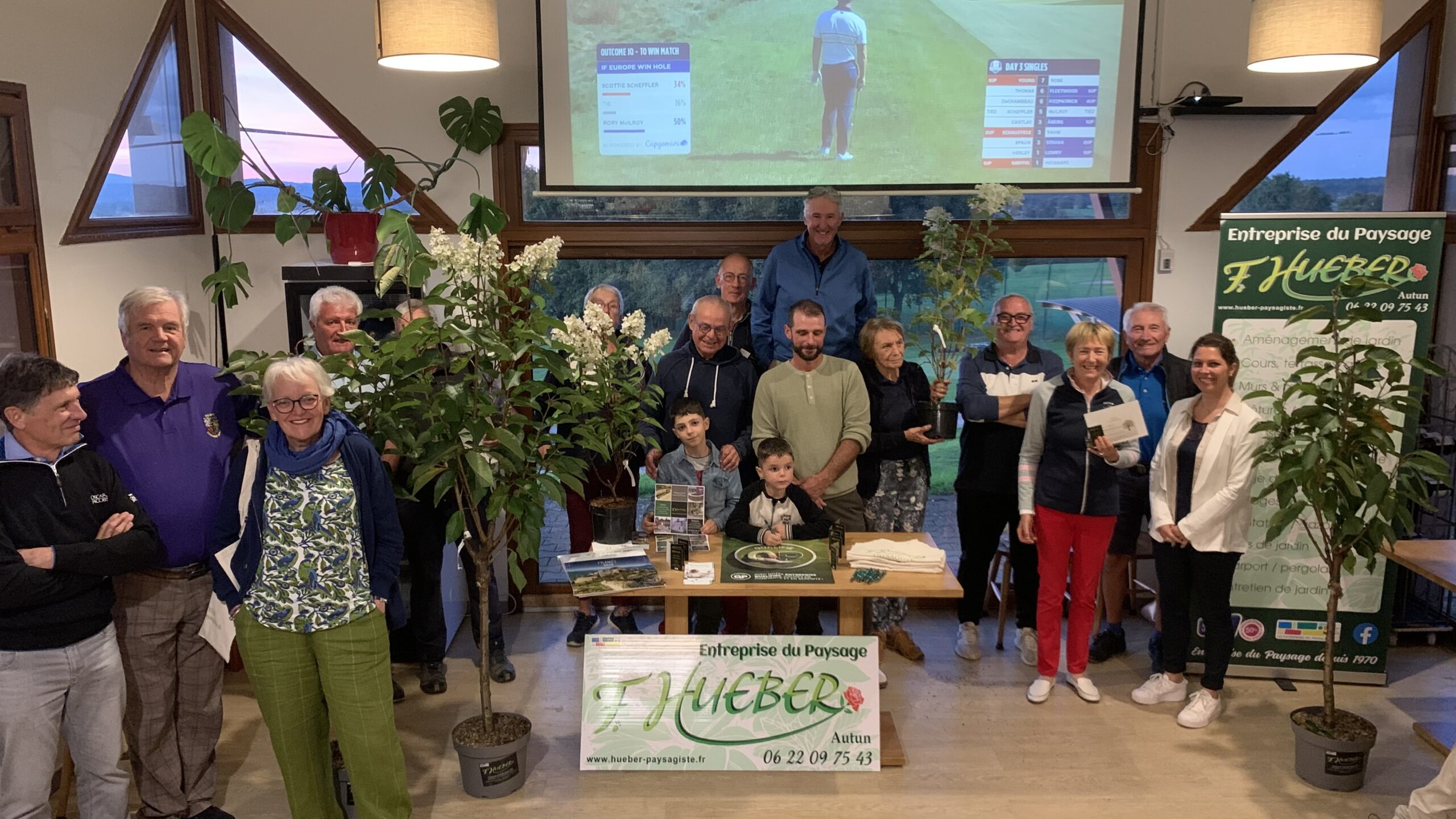 Hueber paysagiste nouveau partenaire du golf d'Autun 