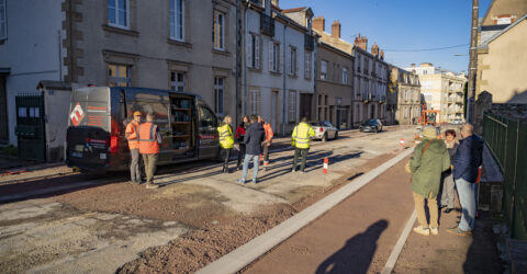 Visite de chantiers à Autun