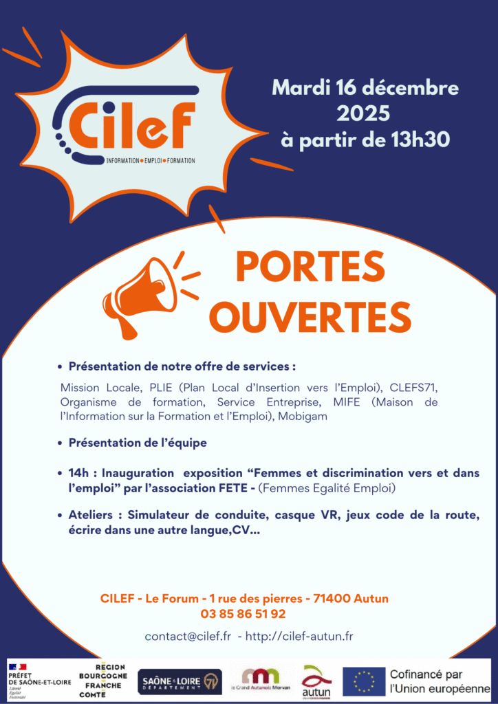 Cilef : portes ouvertes le 16 décembre
