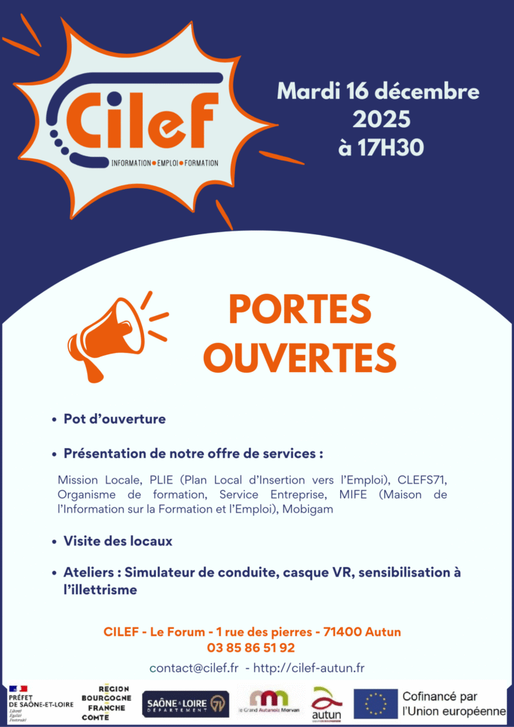 Cilef : portes ouvertes le 16 décembre