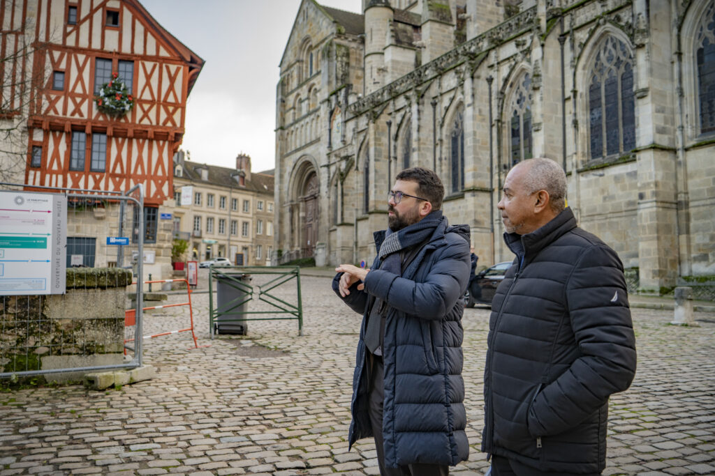 Visite du préfet à Autun