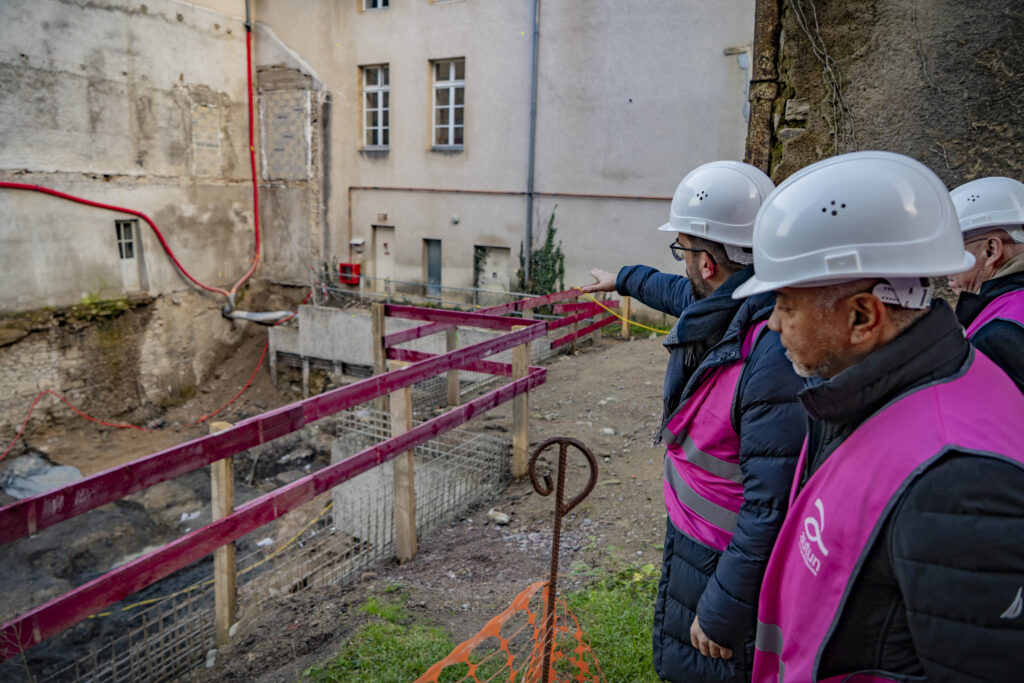 Visite du préfet à Autun
