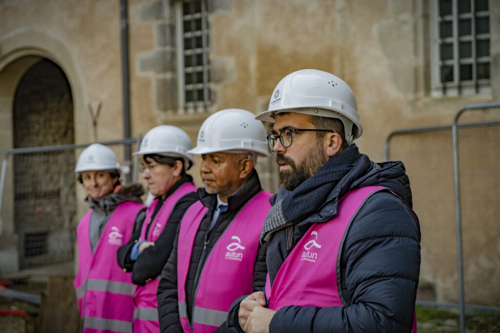 Visite du préfet à Autun