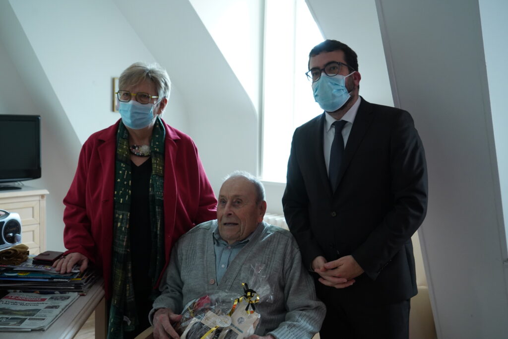 Le doyen d'Autun, Roger Guyot, 98 ans