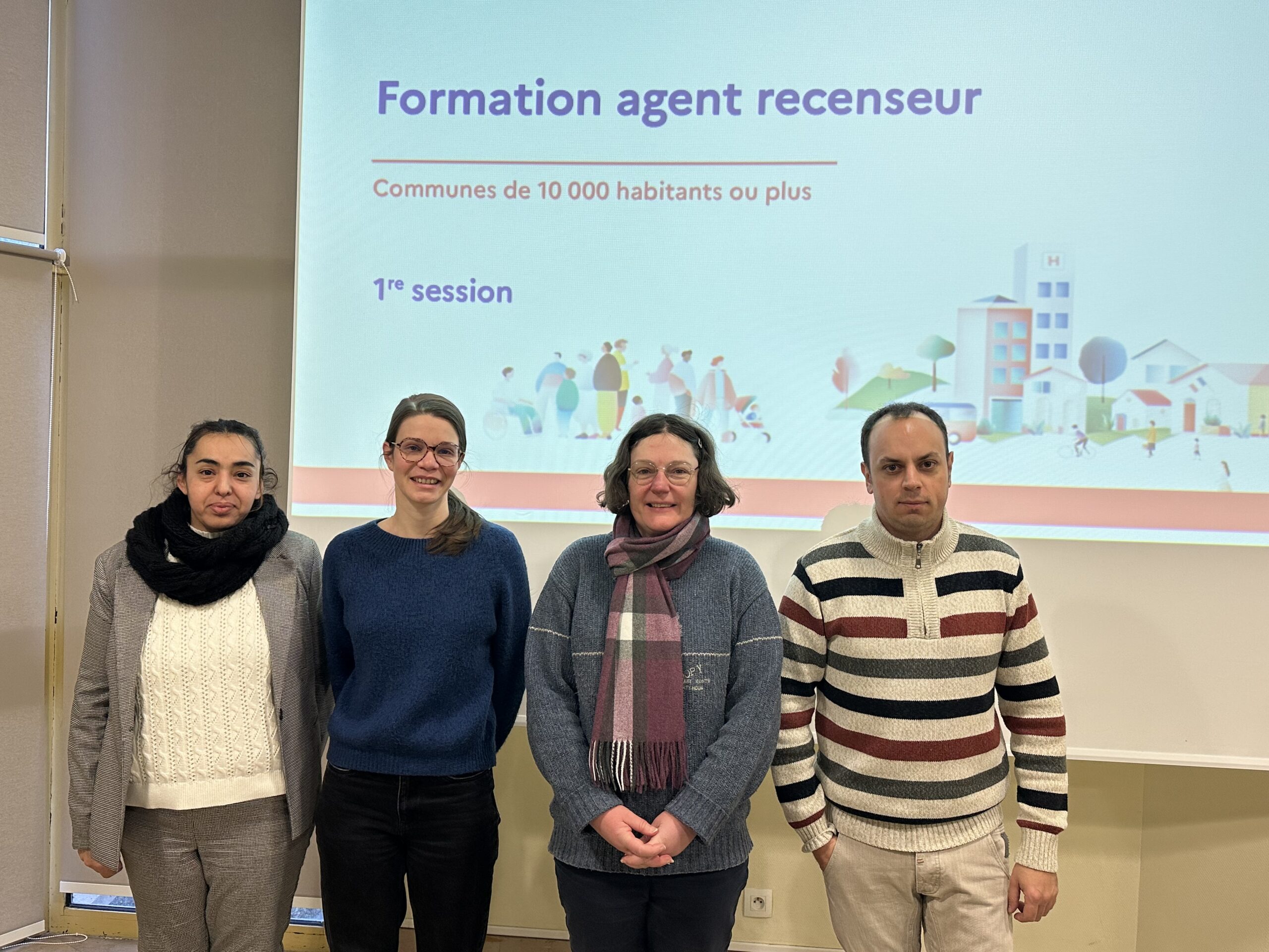 Recensement : 4 agents mobilisés du 15 janvier au 21 février