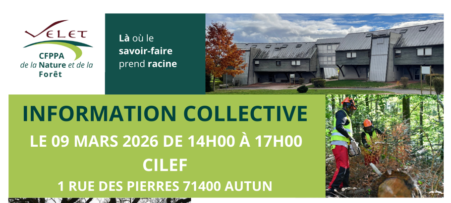 Information collective le 9 mars de 14h à 17h au Cilef