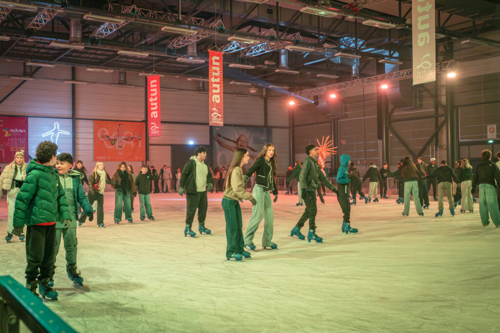 La patinoire d’Autun a fait le plein dès son ouverture à l’Éduen