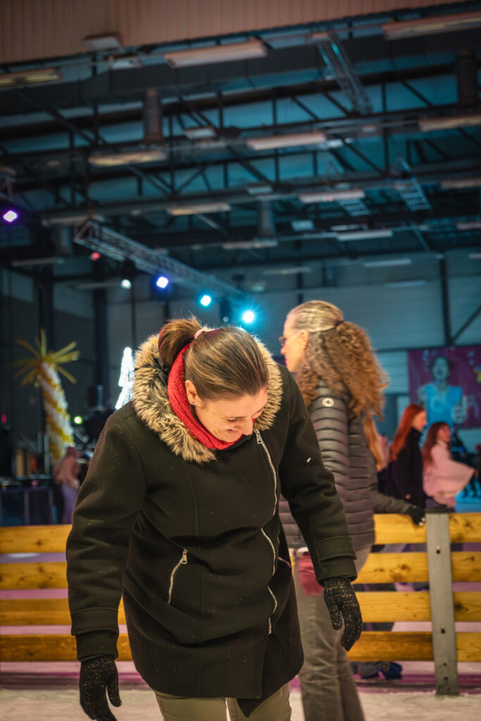 Clôture festive et enneigée pour la patinoire d'Autun