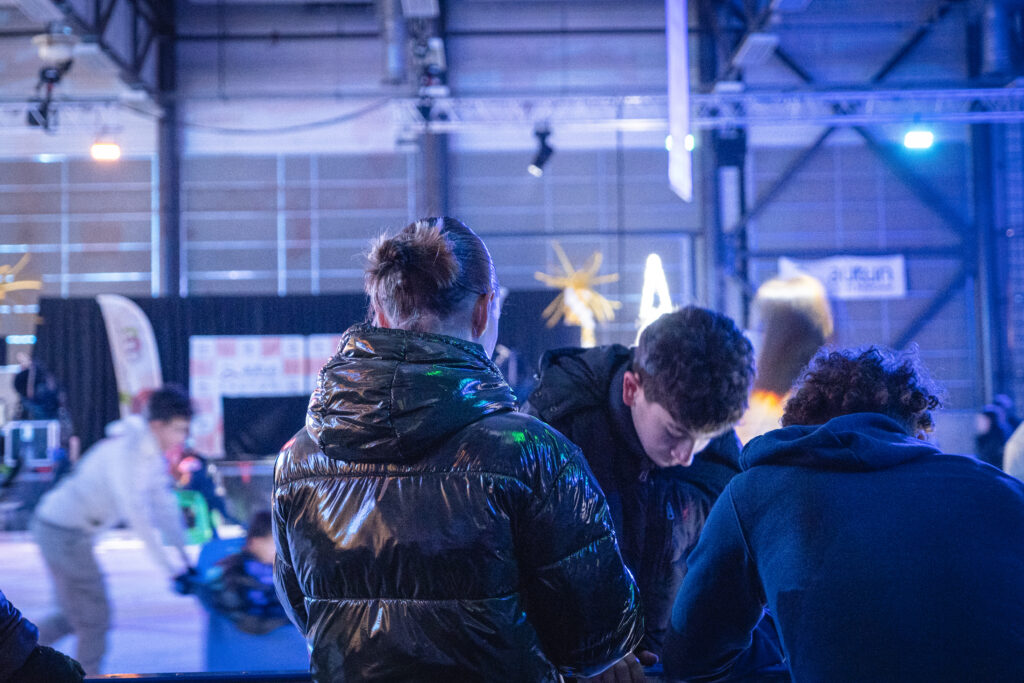 Clôture festive et enneigée pour la patinoire d'Autun