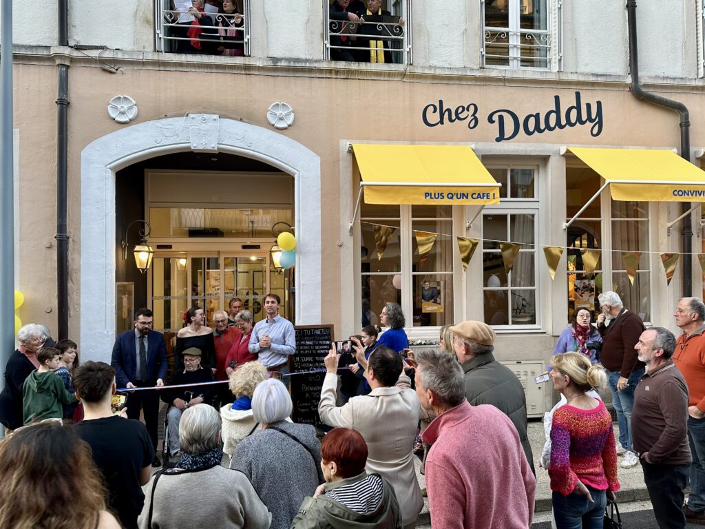 Inauguration du concept solidaire Chez Daddy, rue de l'Arquebuse