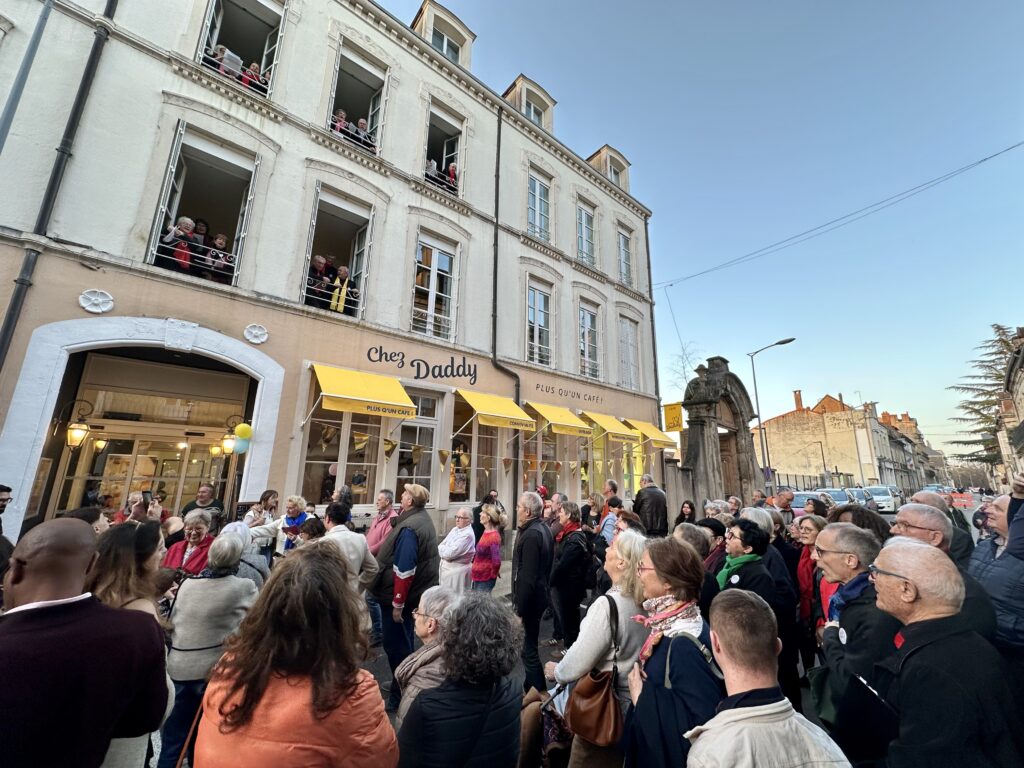 Inauguration du concept solidaire Chez Daddy, rue de l'Arquebuse
