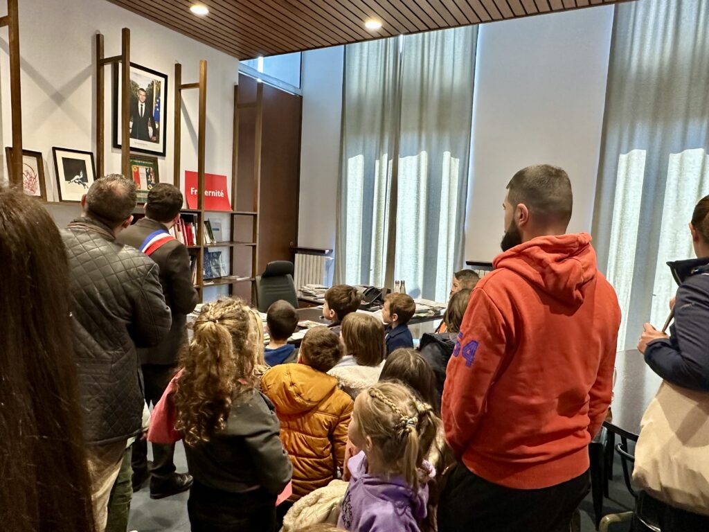 Visite de la mairie pour les élèves du Saint-Sacrement