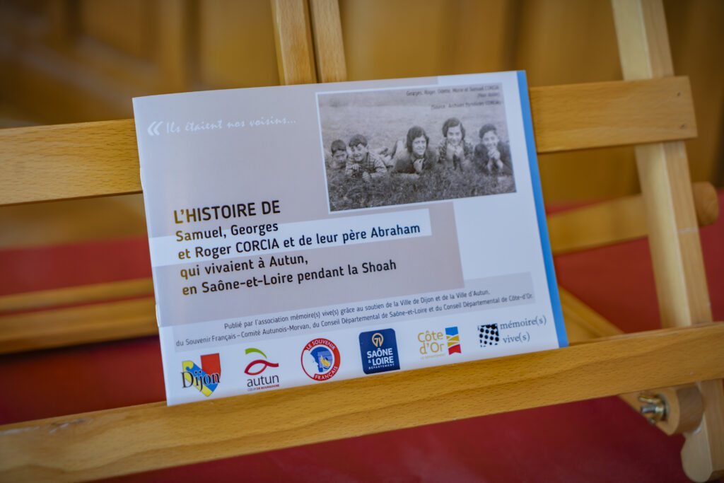 Le livret retraçant l'histoire des Corcia