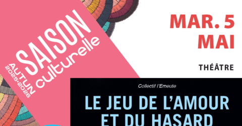 Le Jeu de l'amour et du hasard, le 5 mai au théâtre