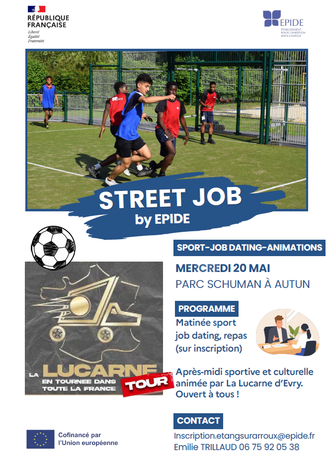 Street Job : mercredi 20 mai au parc Schuman