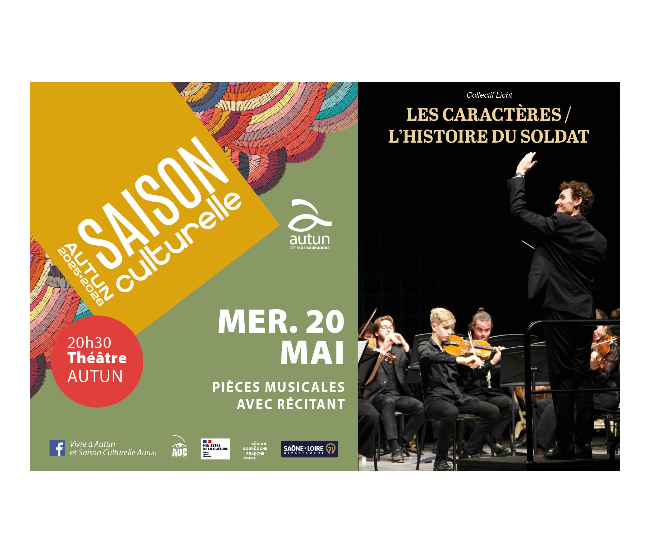 Les Caractères / L'Histoire du soldat, le 20 mai au théâtre