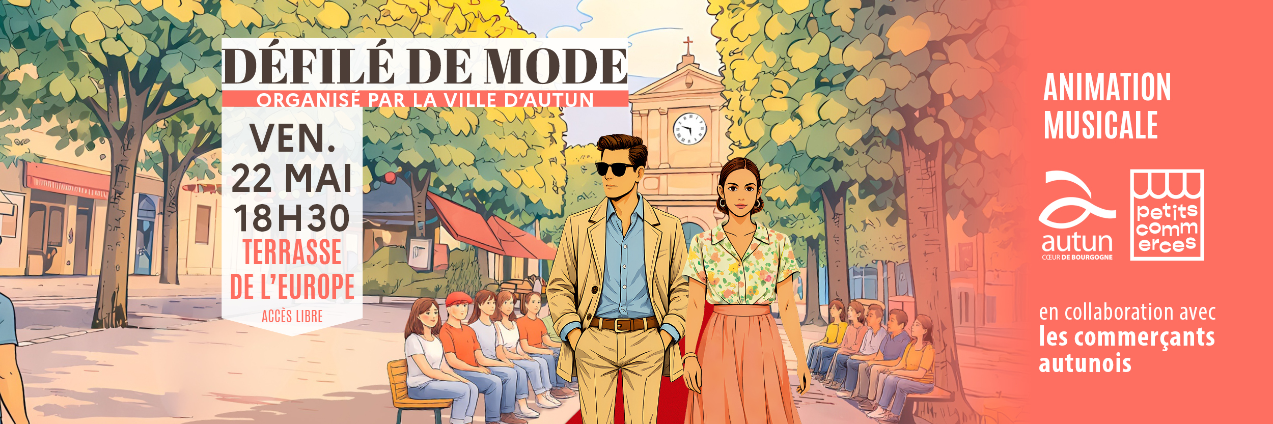 Défilé de mode vendredi 22 mai à 18h30