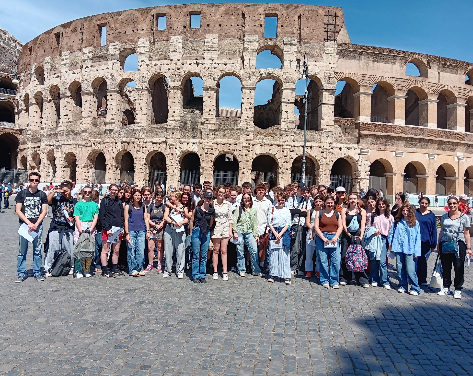 55 élèves du lycée Bonaparte à la découverte de Rome