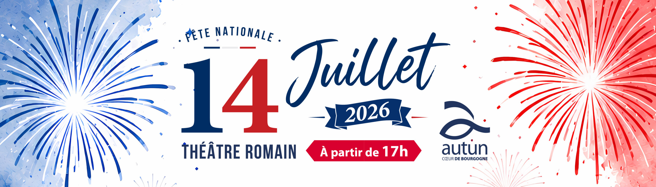 Fête nationale le 14 juillet au théâtre romain d'Autun
