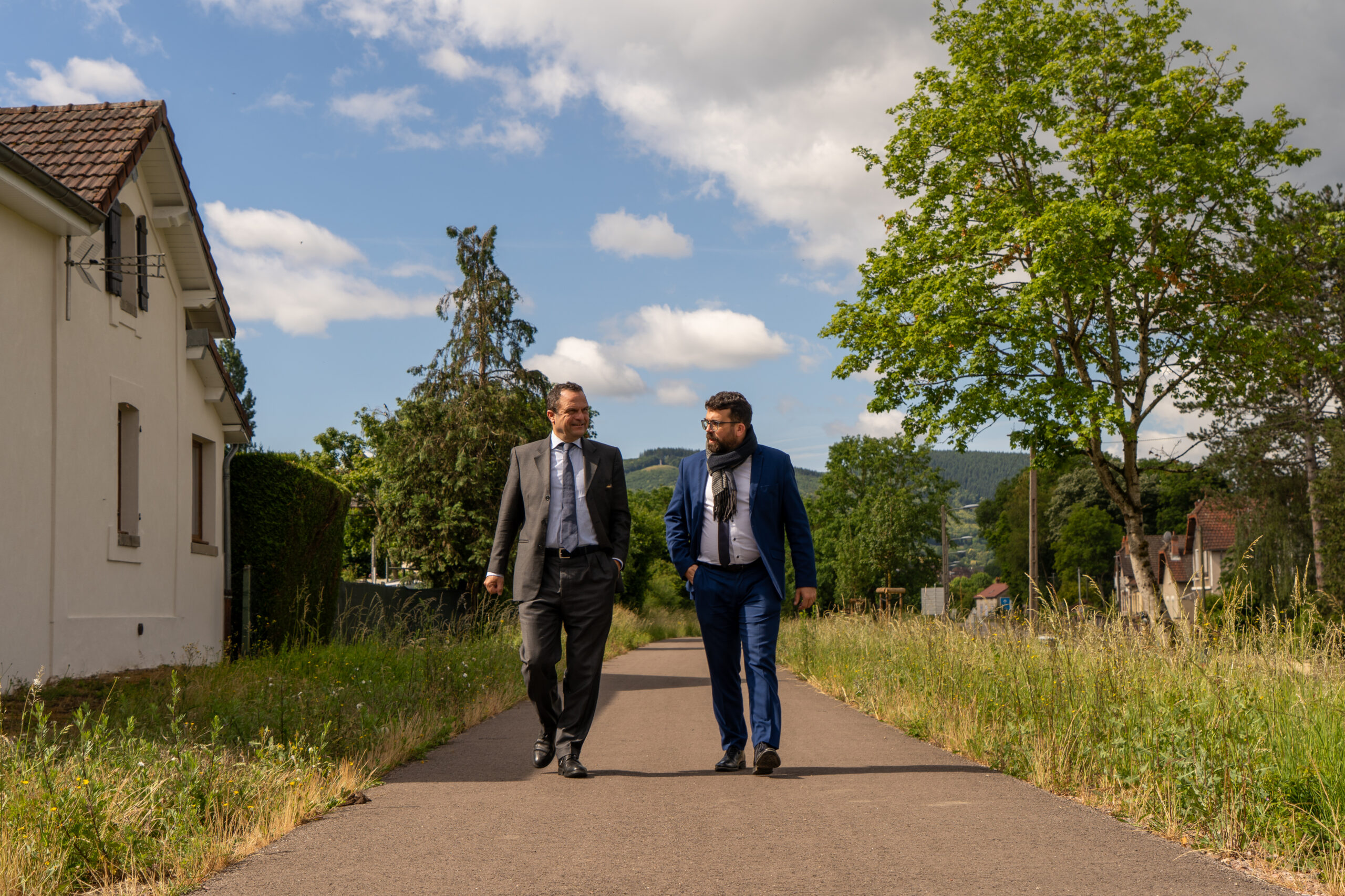 Vincent Chauvet fait visiter Autun au nouveau sous-préfet