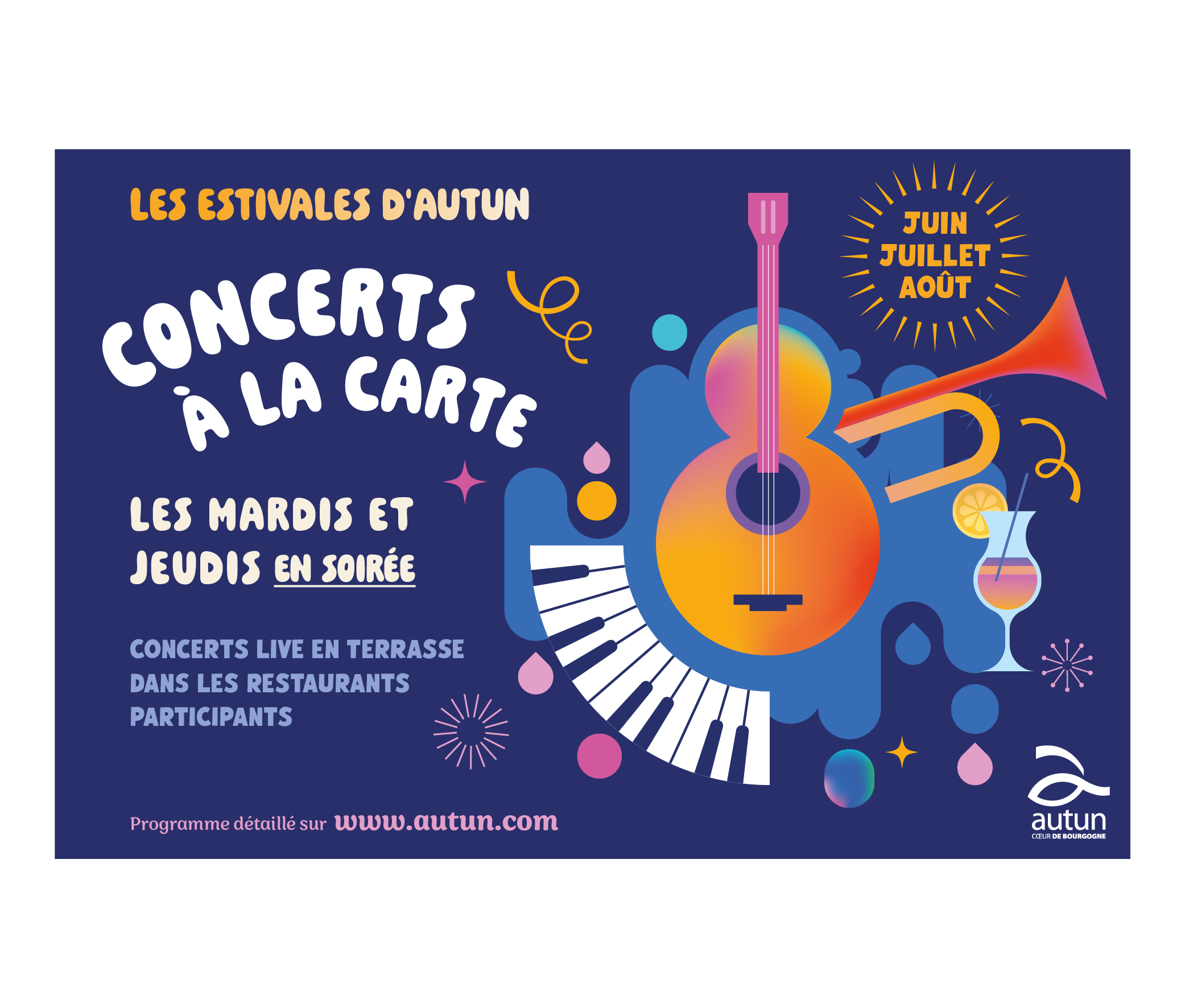 Concerts à la carte les mardis et jeudis en soirée