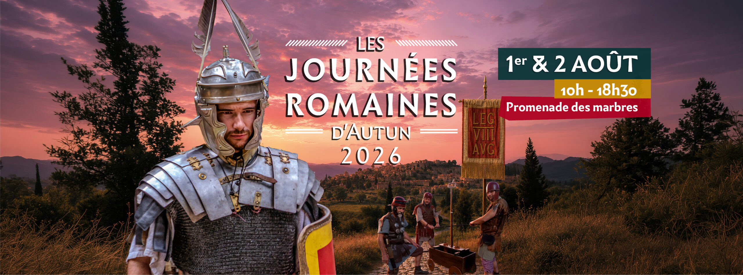 Les Journées romaines d'Autun 2026, 1er et 2 août