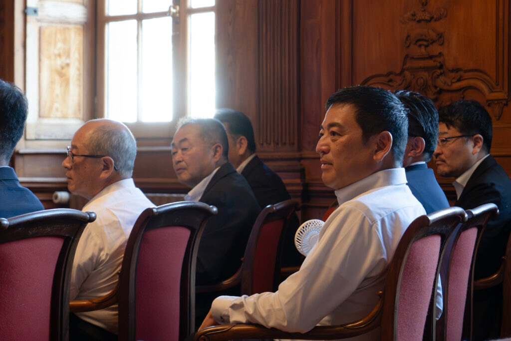 Une délégation de Kawagoe reçue à l'hôtel de ville d'Autun
