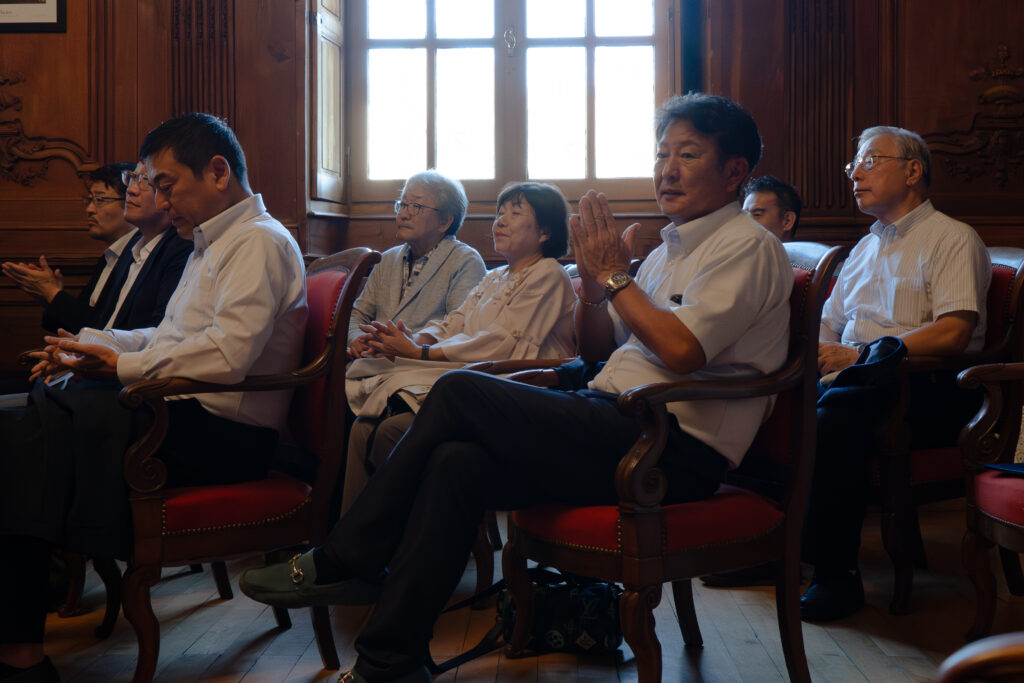 Une délégation de Kawagoe reçue à l'hôtel de ville d'Autun