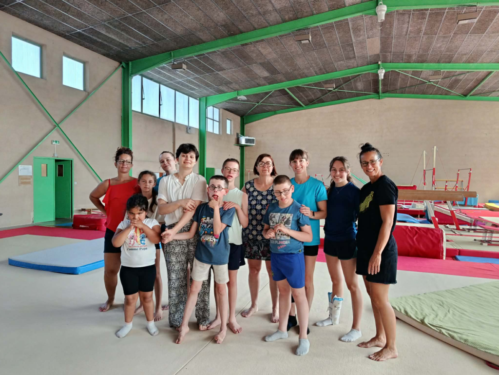 L’Alliance Gymnastique Autun : séance avec des enfants de l’IME