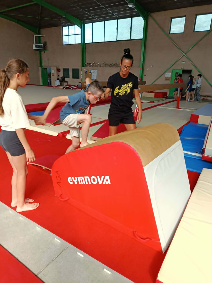 L’Alliance Gymnastique Autun : séance avec des enfants de l’IME