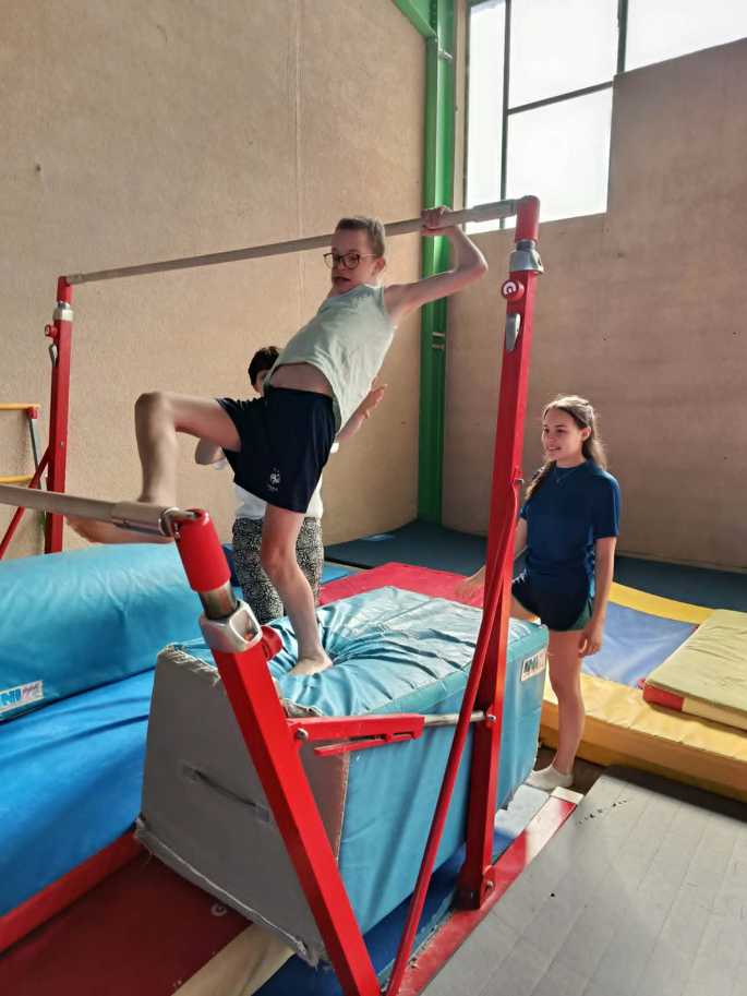 L’Alliance Gymnastique Autun : séance avec des enfants de l’IME